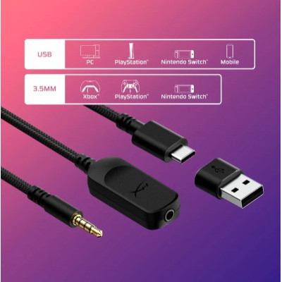 Гарнiтура HyperX Cloud III Black (727A8AA) Гарнiтура HyperX Cloud III Black (727A8AA)