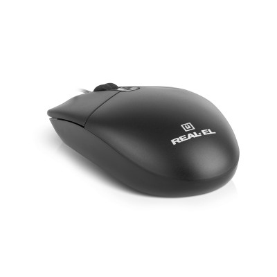 Миша REAL-EL RM-210 Black (EL123200036)