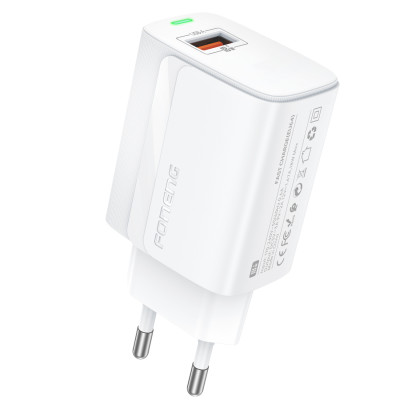 Зарядний пристрій Foneng EU64 (USBх3A) 18W White (EU64-CH-W) Зарядний пристрій Foneng EU64 (USBх3A) 18W White (EU64-CH-W)