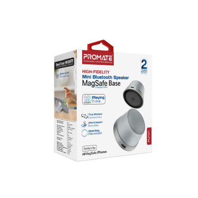 Акустична система Promate Punch 3W Silver Акустична система Promate Punch 3W Silver