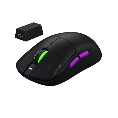 Миша бездротова Hator Quasar 3 Ultra 8K Wireless Black (HTM770) Миша бездротова Hator Quasar 3 Ultra 8K Wireless Black (HTM770)