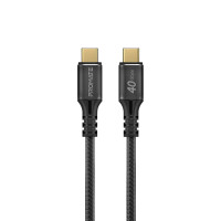 Кабель Promate PowerBolt240 USB Type-C - USB Type-C (M/M), 5 A, 240 W, 2 м, Black Кабель Promate PowerBolt240 USB Type-C - USB Type-C (M/M), 5 A, 240 W, 2 м, Black