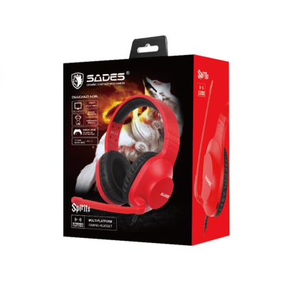 Гарнітура Sades SA-721 Spirits Red (sa721rdj) Гарнітура Sades SA-721 Spirits Red (sa721rdj)