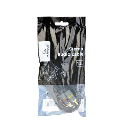 Аудіо-кабель Cablexpert 3.5 мм - 3хRCA (M/M), 1.5 м, Black (CCAP-4P3R-1.5M) Аудіо-кабель Cablexpert 3.5 мм - 3хRCA (M/M), 1.5 м, Black (CCAP-4P3R-1.5M)