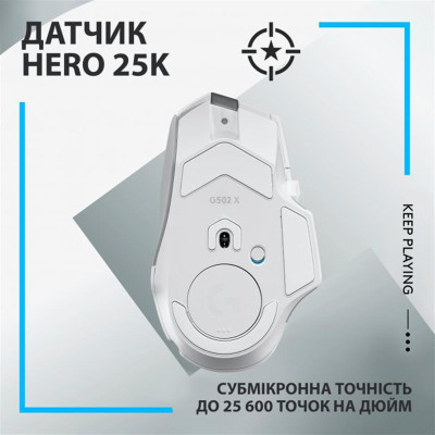 Миша бездротова Logitech G502 X Lightspeed White (910-006189) Миша бездротова Logitech G502 X Lightspeed White (910-006189)