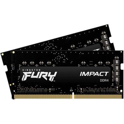 Модуль пам`ятi SO-DIMM DDR4 2x16GB/3200 Kingston Fury Impact (KF432S20IBK2/32) Модуль пам`ятi SO-DIMM DDR4 2x16GB/3200 Kingston Fury Impact (KF432S20IBK2/32)