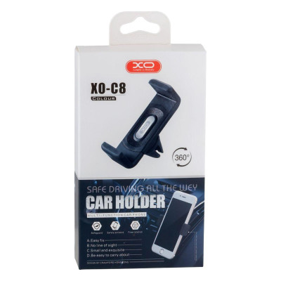 Тримач автомобільний XO С8 Black Тримач автомобільний XO С8 Black