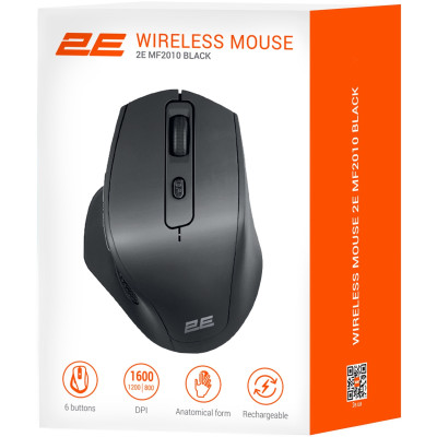 Миша бездротова 2E MF2010 WL Black (2E-MF2010WB) Миша бездротова 2E MF2010 WL Black (2E-MF2010WB)