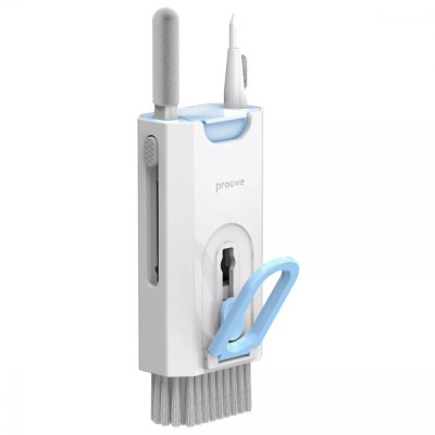 Багатофункціональний набір Proove Mr. Cleaner 8in1 для чищення електроніки та гаджетів White (MCS00000802) Багатофункціональний набір Proove Mr. Cleaner 8in1 для чищення електроніки та гаджетів White (MCS00000802)