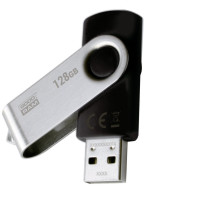 Флеш-накопичувач USB2.0 128GB Goodram UTS2 (Twister) Black (UTS2-1280K0R11) Флеш-накопичувач USB2.0 128GB Goodram UTS2 (Twister) Black (UTS2-1280K0R11)