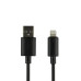 Кабель Hoco X88 Gratified USB - Lightning  (M/M), 1 м, Black (6931474783301)