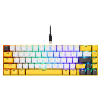 Клавіатура бездротова Motospeed BK67 Longhua Red Yellow (mtbk67ymr) Клавіатура бездротова Motospeed BK67 Longhua Red Yellow (mtbk67ymr)