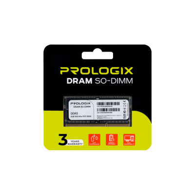 Модуль пам`ятi SO-DIMM DDR3L 8GB/1600 Prologix (PRO8GB1600D3S) Модуль пам`ятi SO-DIMM DDR3L 8GB/1600 Prologix (PRO8GB1600D3S)