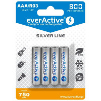 Акумулятор everActive AAA/HR03 Ni-MH 800mAh BL 4шт Акумулятор everActive AAA/HR03 Ni-MH 800mAh BL 4шт