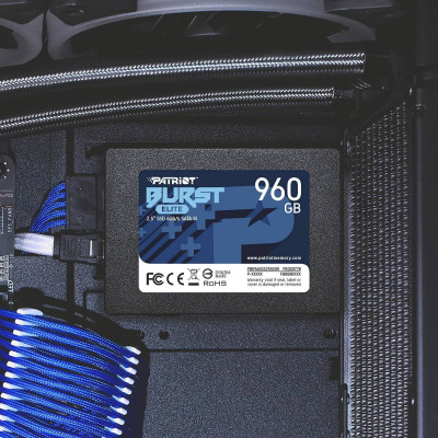Накопичувач SSD 960GB Patriot Burst Elite 2.5 Накопичувач SSD 960GB Patriot Burst Elite 2.5