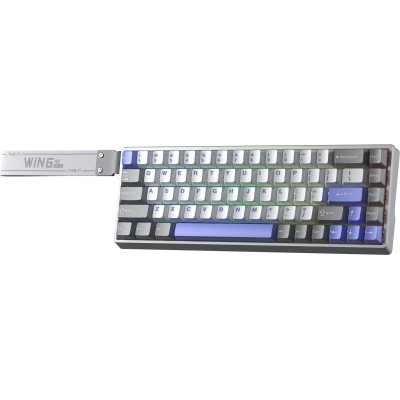 Клавіатура Aula WIN68 HE Max Magnetic Switch Grey/White/Purple (6978080504081) Клавіатура Aula WIN68 HE Max Magnetic Switch Grey/White/Purple (6978080504081)