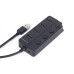 USB-хаб Gembird 4 ports (UHB-U2P4P-01) з вимикачами