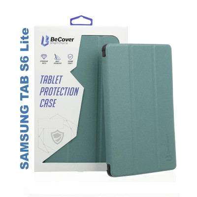 Чохол-книжка BeCover Smart для Samsung Galaxy Tab S6 Lite 10.4 P610/P613/P615/P619 Dark Green (705214) Чохол-книжка BeCover Smart для Samsung Galaxy Tab S6 Lite 10.4 P610/P613/P615/P619 Dark Green (705214)