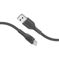 Кабель Promate xCord-Ai200 USB - Lightning (M/M), 2 A, 2 м, Black Кабель Promate xCord-Ai200 USB - Lightning (M/M), 2 A, 2 м, Black
