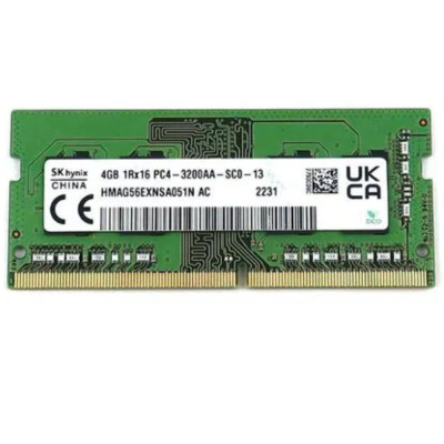 Модуль пам`яті SO-DIMM DDR4 4GB/3200 Hynix (HMAG56EXNSA051N-AC) Модуль пам`яті SO-DIMM DDR4 4GB/3200 Hynix (HMAG56EXNSA051N-AC)