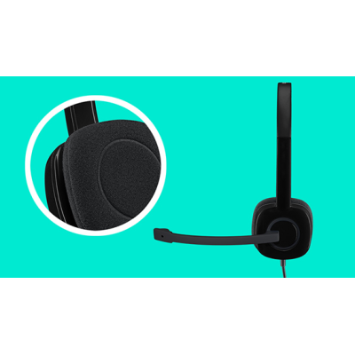 Гарнитура Logitech H151 Stereo Black (981-000589)