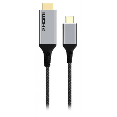 Кабель Cablexpert USB Type-C - HDMI (M/M), 1.8 м, чорний (A-CM-HDMIM4K-1.8M) Кабель Cablexpert USB Type-C - HDMI (M/M), 1.8 м, чорний (A-CM-HDMIM4K-1.8M)