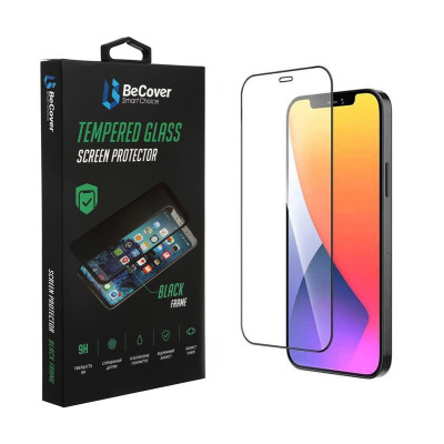 Захисне скло BeCover для Apple iPhone 13 Pro Max Black (706664) Захисне скло BeCover для Apple iPhone 13 Pro Max Black (706664)