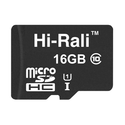Карта пам`ятi MicroSDHC 16GB UHS-I Class 10 Hi-Rali (HI-16GBSD10U1-00) Карта пам`ятi MicroSDHC 16GB UHS-I Class 10 Hi-Rali (HI-16GBSD10U1-00)