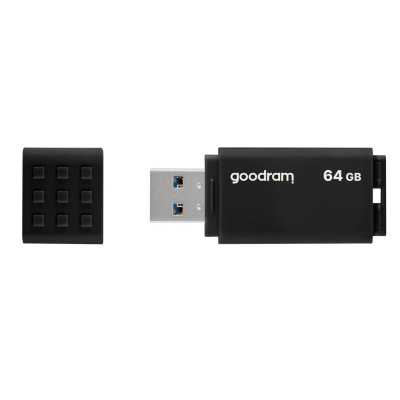 Флеш-накопичувач USB3.2 64GB Goodram UME3 Black (UME3-0640K0R11) Флеш-накопичувач USB3.2 64GB Goodram UME3 Black (UME3-0640K0R11)