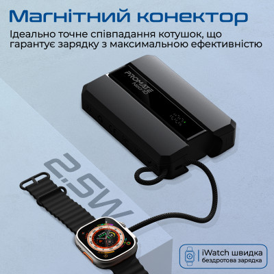 Універсальна мобільна батарея Promate Neo-10 10000mAh 30W Black Універсальна мобільна батарея Promate Neo-10 10000mAh 30W Black