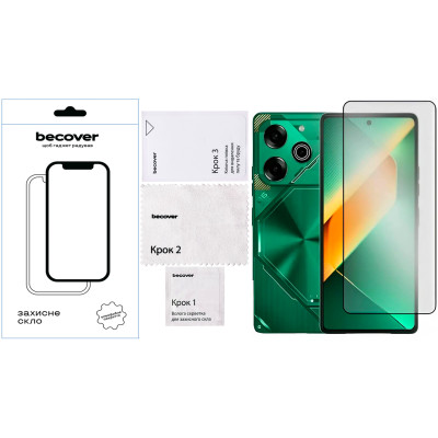 Захисне скло BeCover для Tecno Pova 6 Neo (LI6) Black (711581)