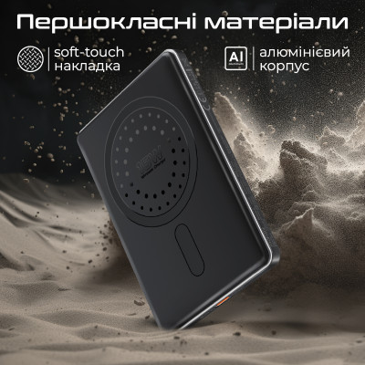 Універсальна мобільна батарея Promate Blade-5 5000mAh 20W Black Універсальна мобільна батарея Promate Blade-5 5000mAh 20W Black