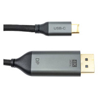 Кабель Cabletime USB Type-C - DisplayPort (M/M), 4K, Ultra HD, 1.8м, V1.2, Black (CA913305) Кабель Cabletime USB Type-C - DisplayPort (M/M), 4K, Ultra HD, 1.8м, V1.2, Black (CA913305)