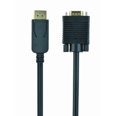 Кабель Cablexpert DisplayPort - VGA (M/M), 1.8 м, чорний (CCP-DPM-VGAM-6) пакет Кабель Cablexpert DisplayPort - VGA (M/M), 1.8 м, чорний (CCP-DPM-VGAM-6) пакет