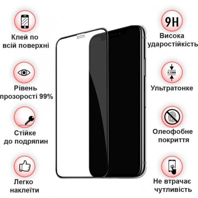 Захисне скло BeCover для Apple iPhone 14 Plus Black (707971) Захисне скло BeCover для Apple iPhone 14 Plus Black (707971)