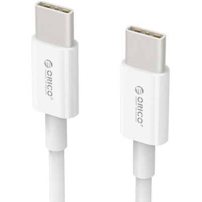 Кабель Orico USB Type-C - USB Type-C (M/M), 100W, 1 м White (CA913381) Кабель Orico USB Type-C - USB Type-C (M/M), 100W, 1 м White (CA913381)