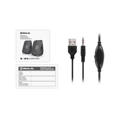 Акустична система REAL-EL S-25 Black
