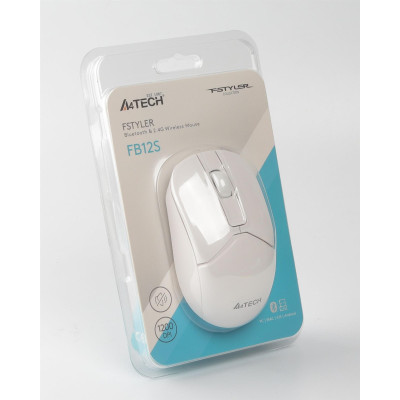 Миша бездротова A4Tech FB12S White