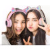 Bluetooth-гарнітура Hoco W27 Cat Ear Grey/Pink (W27GP)