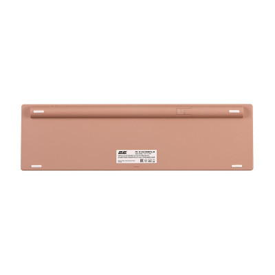 Клавіатура бездротова 2E KS270 WL/BT EN/UKR Pink/White (2E-KS270WBPN_UA)