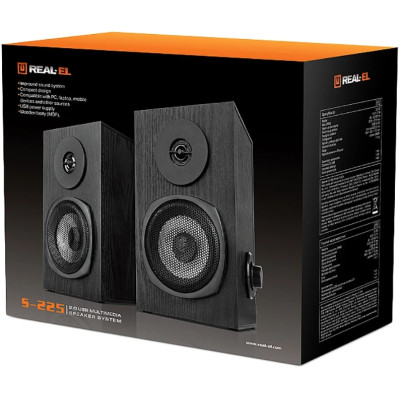 Акустична система REAL-EL S-225 Black Акустична система REAL-EL S-225 Black