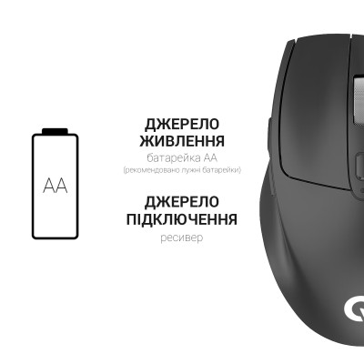 Миша бездротова OfficePro M315B Black Миша бездротова OfficePro M315B Black