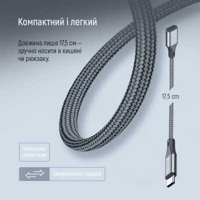 Адаптер ColorWay USB-C - Lightning (CW-AD-CL) Адаптер ColorWay USB-C - Lightning (CW-AD-CL)