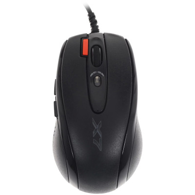 Миша A4Tech X-710BK Black USB + килимок A4Tech X7-200MP