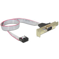 Планка Cablexpert CC-DB9ML-01 COM-port DB9 низькопрофільна, 0.4 м Планка Cablexpert CC-DB9ML-01 COM-port DB9 низькопрофільна, 0.4 м