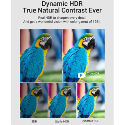 Кабель Vention HDMI - HDMI v.2.1 (M/M), 1.5 м, Black (AALBG) Кабель Vention HDMI - HDMI v.2.1 (M/M), 1.5 м, Black (AALBG)