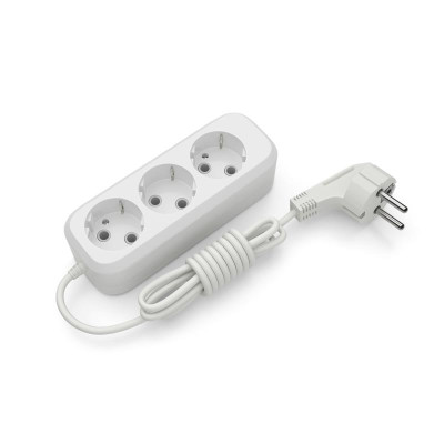 Подовжувач блоковий (ABS) Electrum 3 гнізда 2м із заземленням C-ES-1791 Подовжувач блоковий (ABS) Electrum 3 гнізда 2м із заземленням C-ES-1791