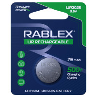 Акумулятор Rablex LIR2025 3.6V 75mAh (RLIR2025) Акумулятор Rablex LIR2025 3.6V 75mAh (RLIR2025)