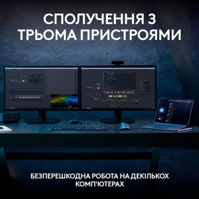 Клавиатура беспроводная Logitech MX Keys S Graphite (920-011593)