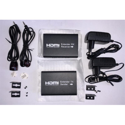 Подовжувач Atcom HDMI - RJ-45 (F/F), до 120 м, Black (14157) Подовжувач Atcom HDMI - RJ-45 (F/F), до 120 м, Black (14157)